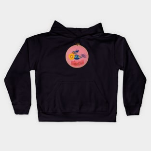 Floral Fishes Kids Hoodie